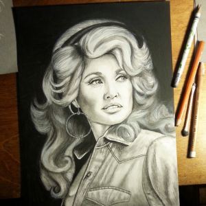 Dolly. Charcoal and graphite on bristol